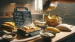 Banane-Hafer-Waffeln aus dem Waffeleisen