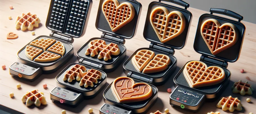 Waffeleisen kaufen fuer spezielle Waffeltypen: Belgische, Herzfoermige & mehr richtig auswaehlen