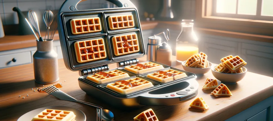 Protein-Pancake-Waffeln aus dem Waffeleisen