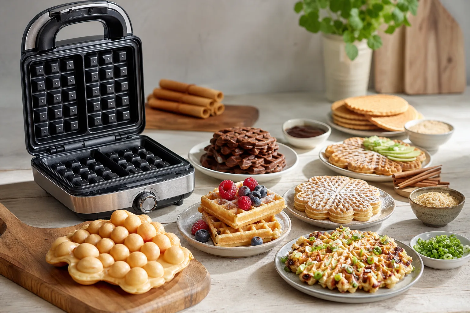 Waffeleisen: Internationale Waffelrezepte aus aller Welt